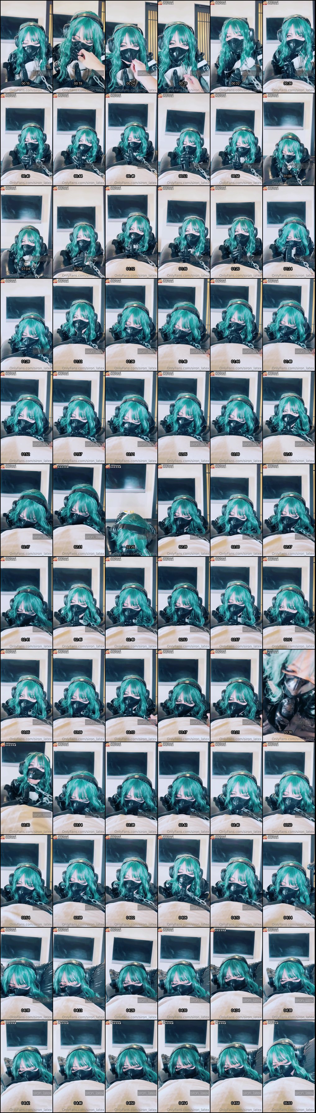 OnlyFans女仆cosplay：皮衣皮裤诱惑自慰啪啪_1