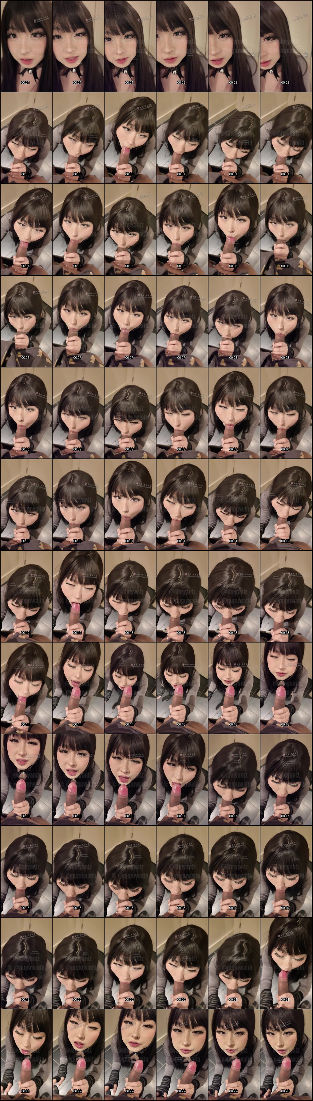 高颜值反差妹噗噗首发：趁哥哥不注意在家深喉好兄弟到射精