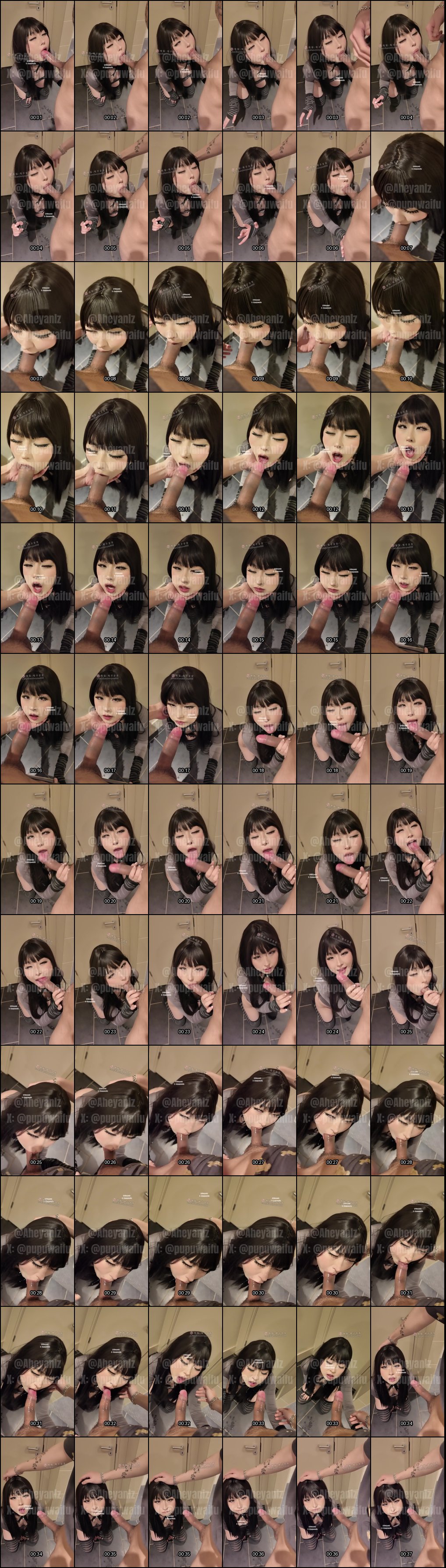 高颜值反差妹在家偷情：趁哥哥不注意深喉他的好兄弟到射精