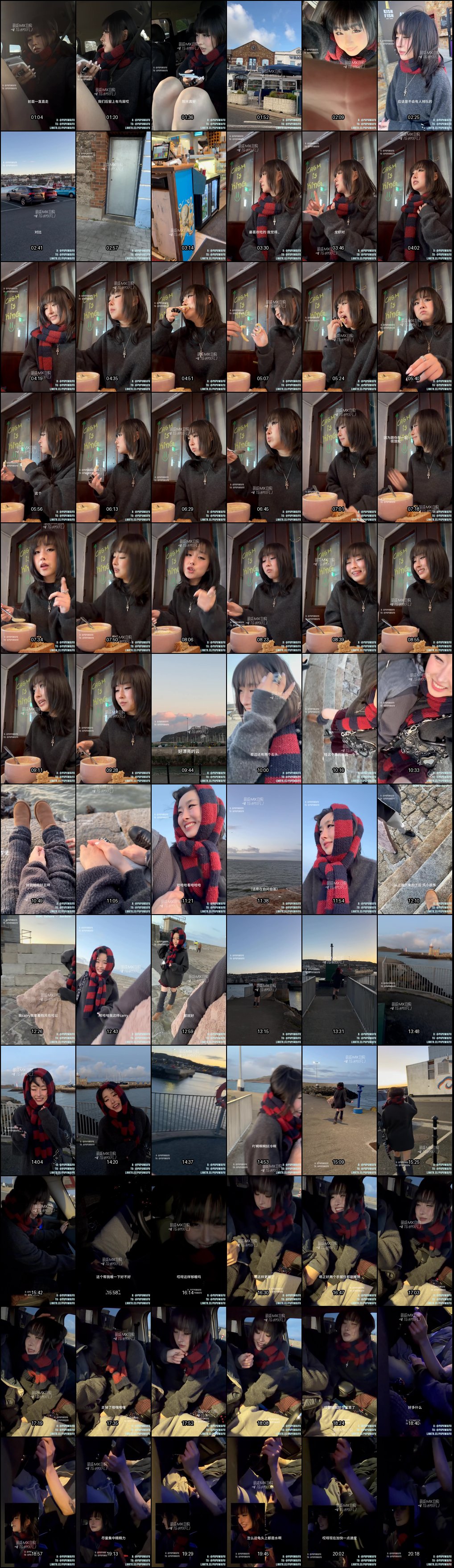 海边日落浪漫兜风！暖手变亲密忍不住直奔酒店激情一夜