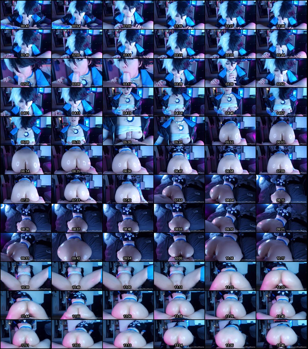屑魔女MissMoons真人NSFW诱惑视频