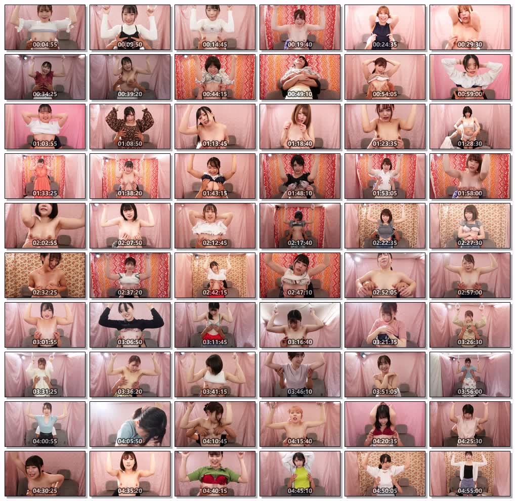 PYM-475ひたすら乳首コリコリ責めっ放しパイ揉みインタビュー恥じらい素人47人