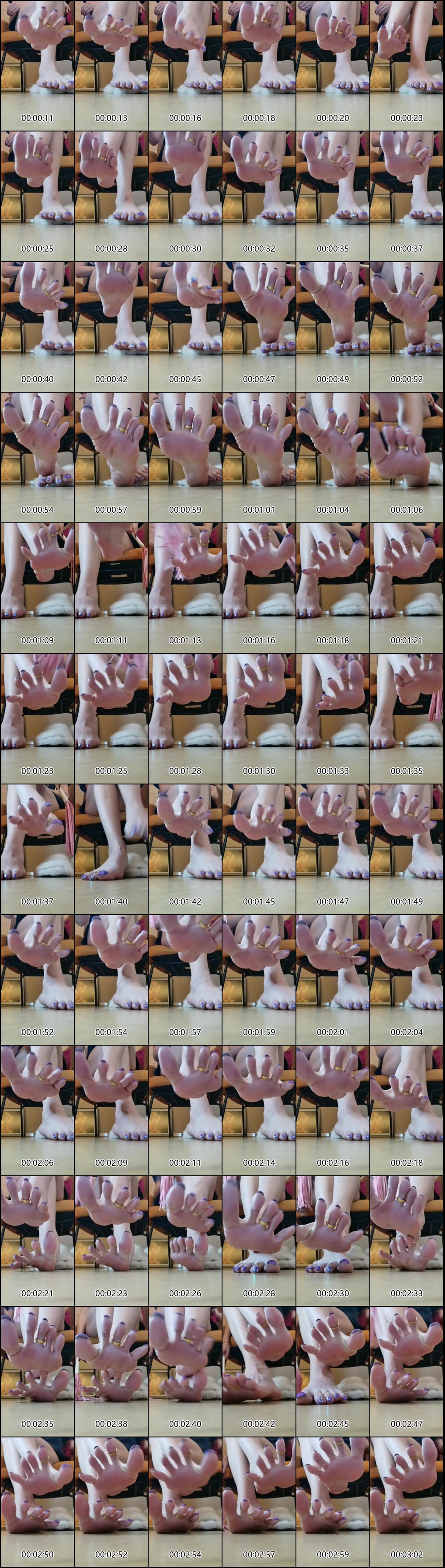 天蝎座胖虎的足交调教合集8丝足与足膜的完美结合_8