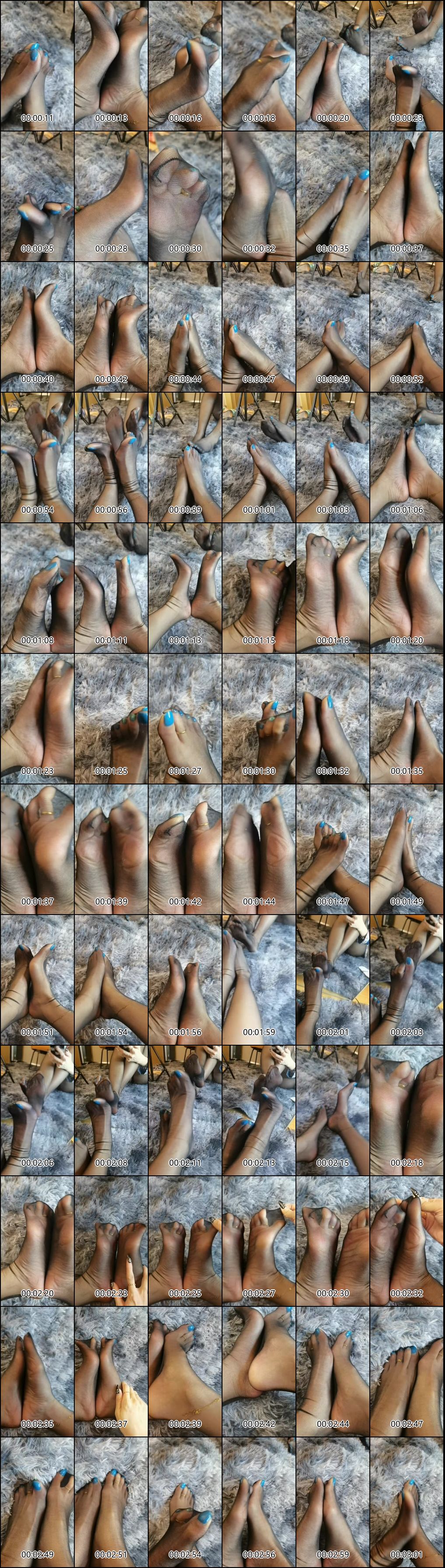 天蝎座胖虎调教合集11足膜与丝足的完美结合_2