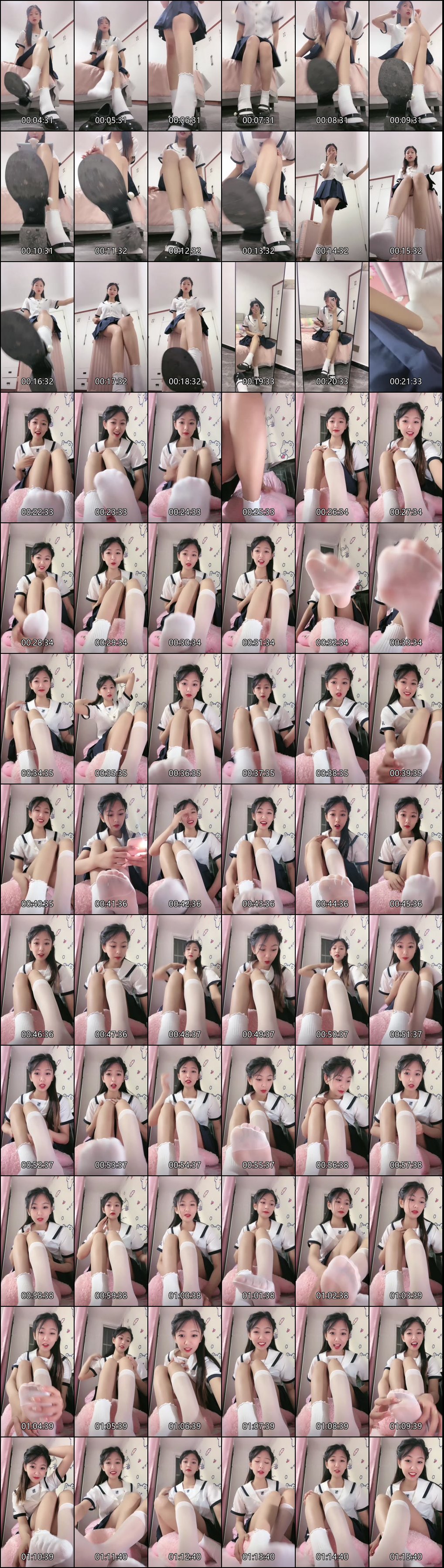 小樱系列_红绿灯调教与丝袜玉足羞辱精彩合集第二弹_1