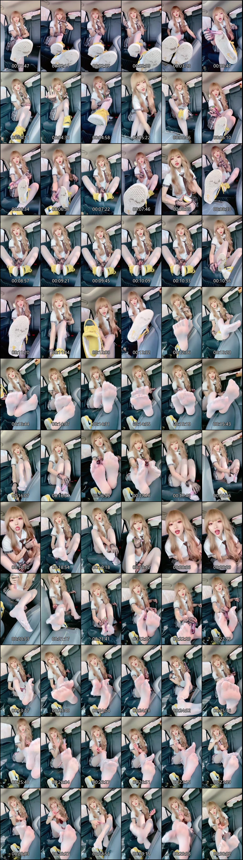 浅夏S婳宜粗口羞辱与足交调教合集4