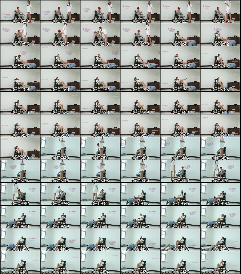 艾彩女王SM调教男M足控足交精选合集