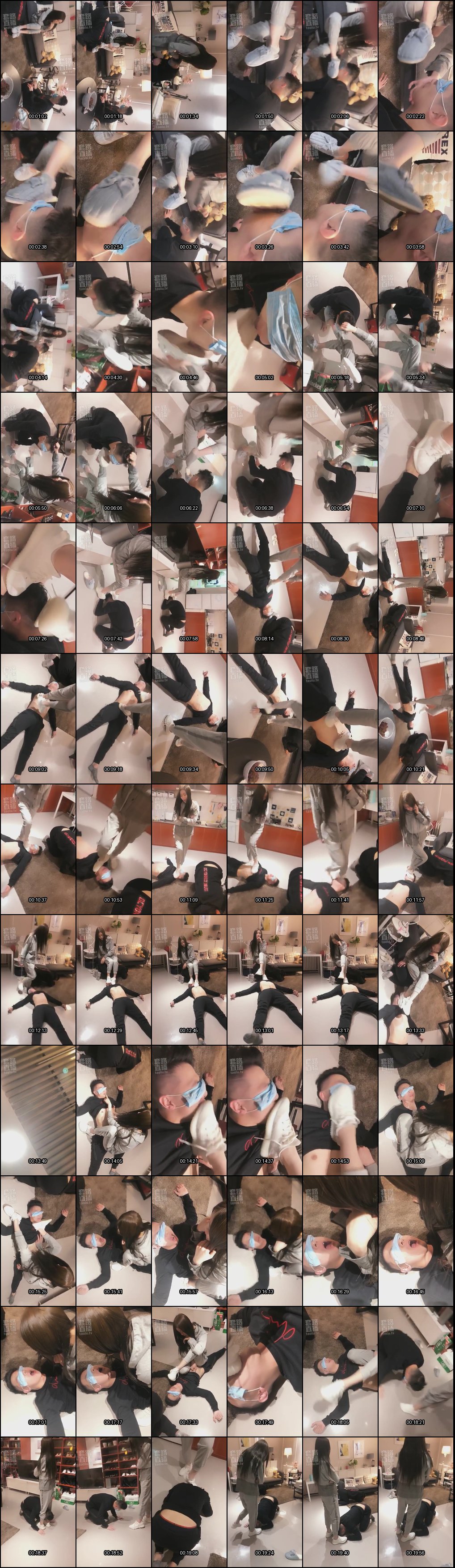 V神直播狂虐双男奴_舔鞋踩踏羞辱调教高潮喷涌