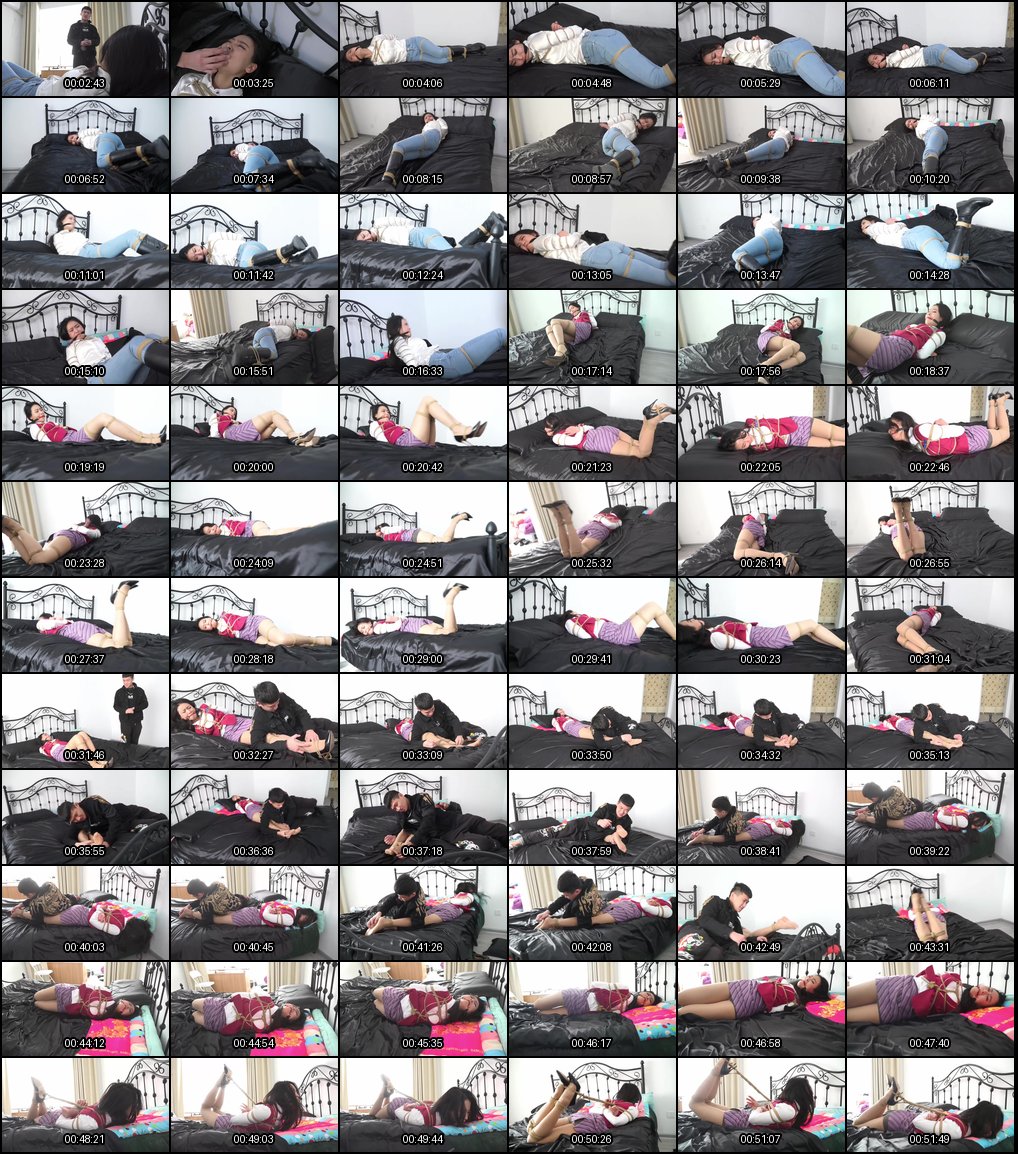 休班空姐惨遭绳艺捆绑调教_束缚下的悲惨沦陷欲罢不能