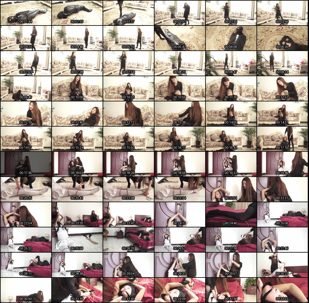 情仇囚禁激战_拘束衣紧缚情敌_卧室捆绑堵嘴丝袜勒脖_极致调教折磨欲仙欲死