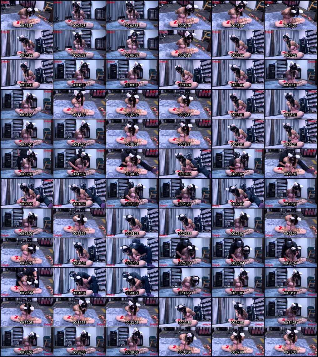 束缚调教奴隶娃娃流口水求饶_极致SM快感让你沉迷其中欲罢不能