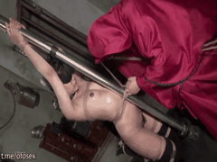 禅狱驷马系列_母狗女奴禁锢手脚吊缚钢管调教_极致SM捆绑欲火焚身