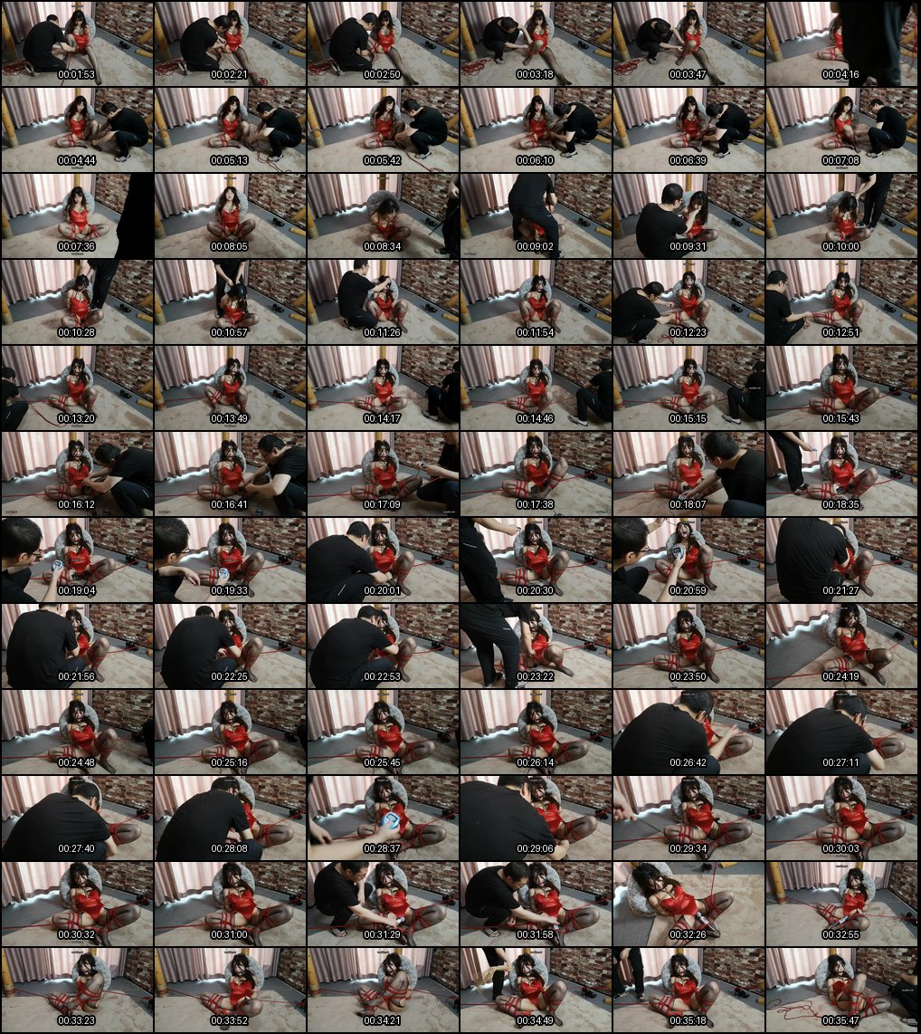 紫依穿兔子服被马具口枷紧缚_电击震动拷问下娇喘求饶高潮连连