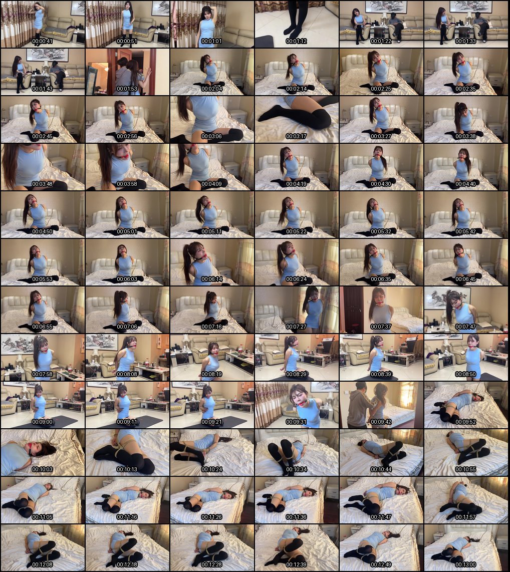 绳索紧缚极致调教_美女在束缚中颤抖呻吟的禁忌快感_7