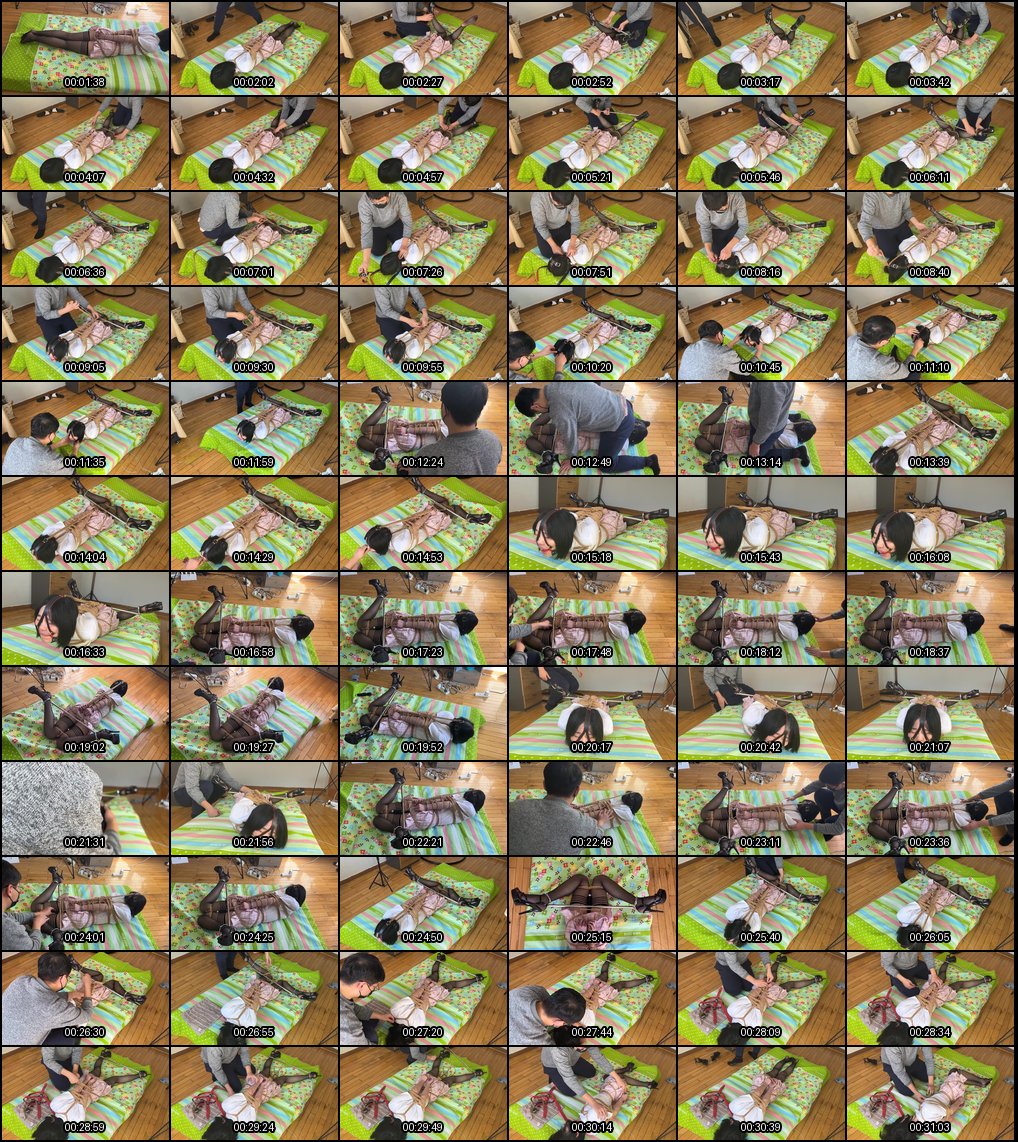 绳索紧缚极致调教_美女在束缚中颤抖呻吟的禁忌快感_8