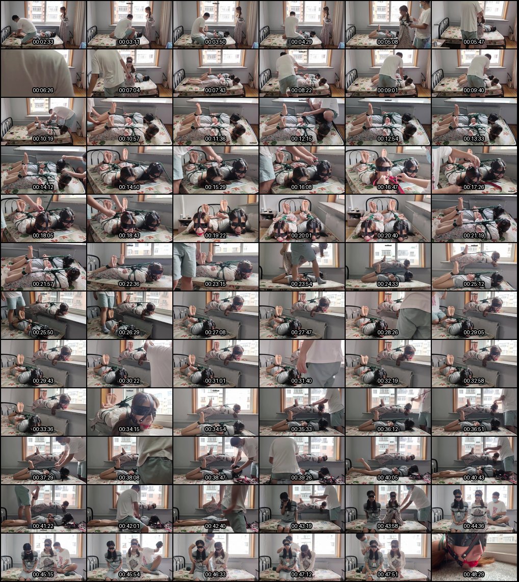 绳艺调教极致诱惑_美女被捆绑束缚的销魂呻吟