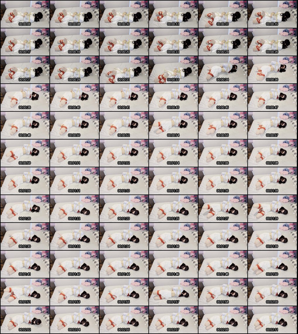 长发美女手脚紧缚SM调教 尖叫求饶的极致快感让你血脉喷张