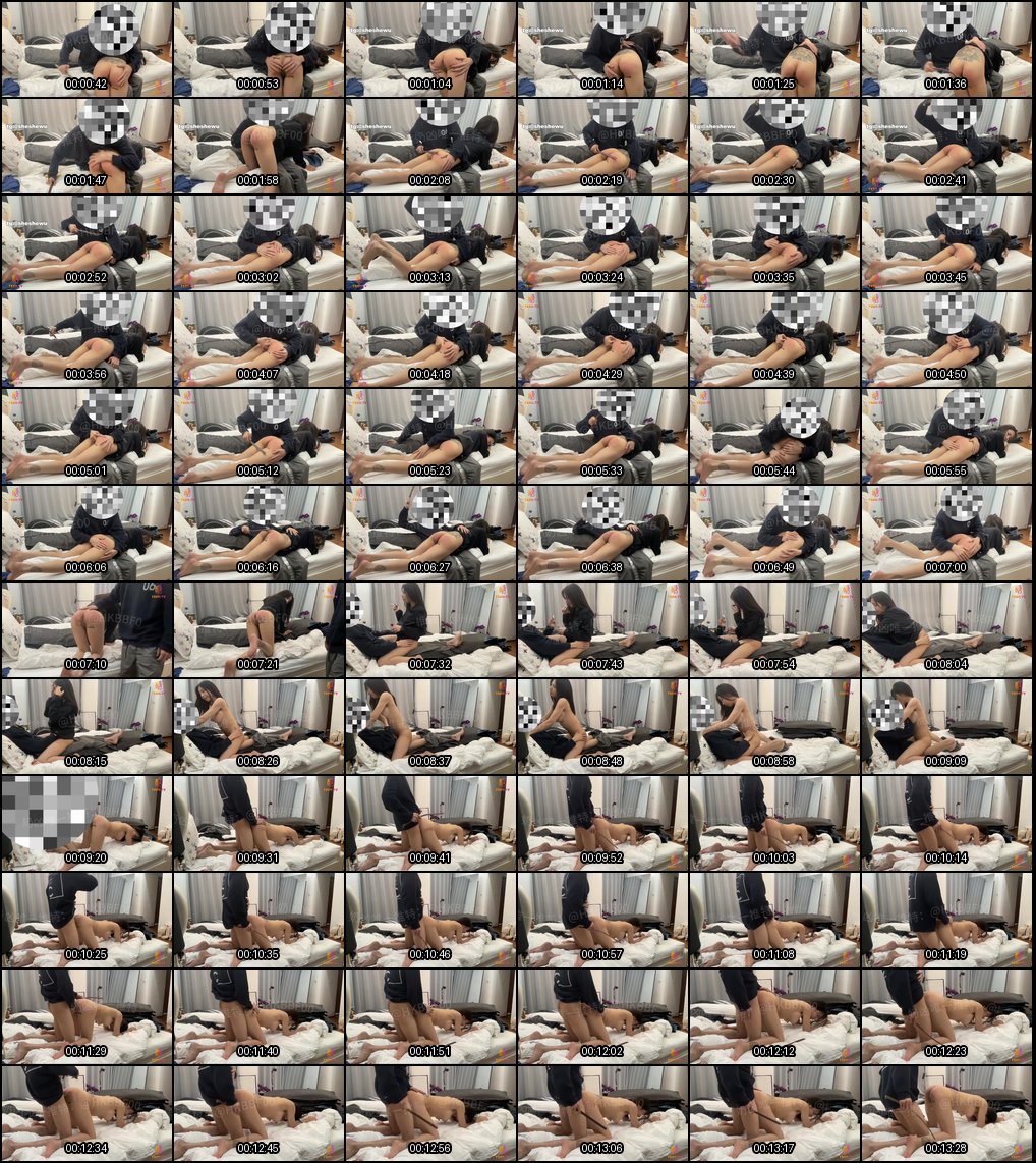 露脸巨乳小母狗遭皮鞭狠抽_后入猛干屁股啪啪红肿_调教到浪叫求饶欲罢不能