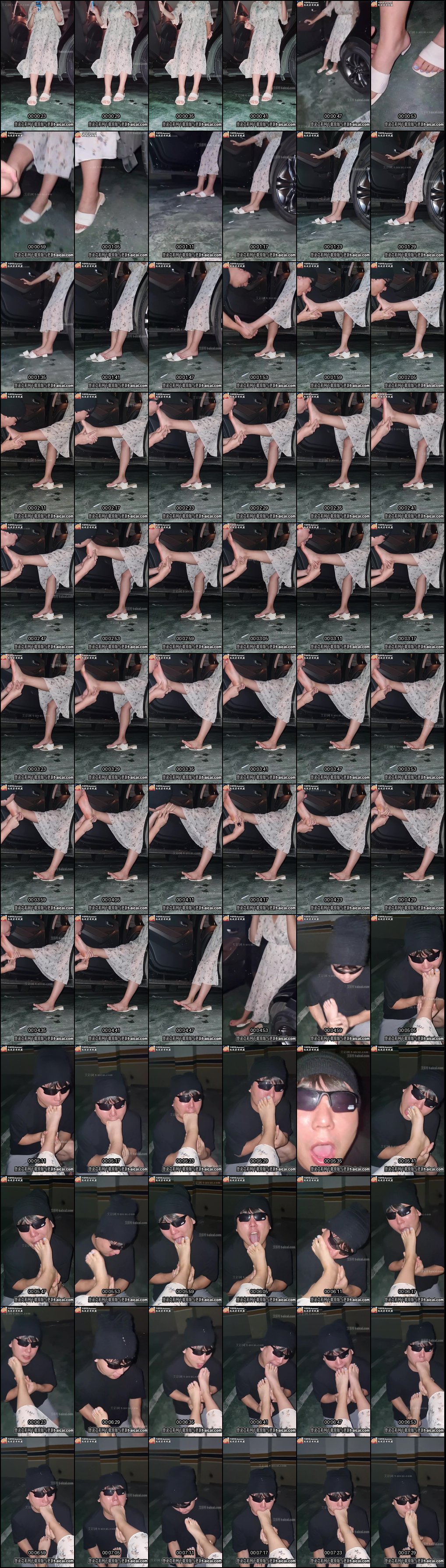 韩国大叔户外舔裸足素人美女脚趾开发狂欢合集