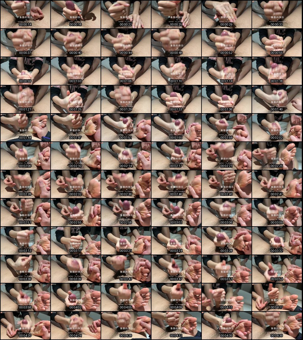 经典丝足足控系列_鱼肠的快乐3 - 女S足交诱惑