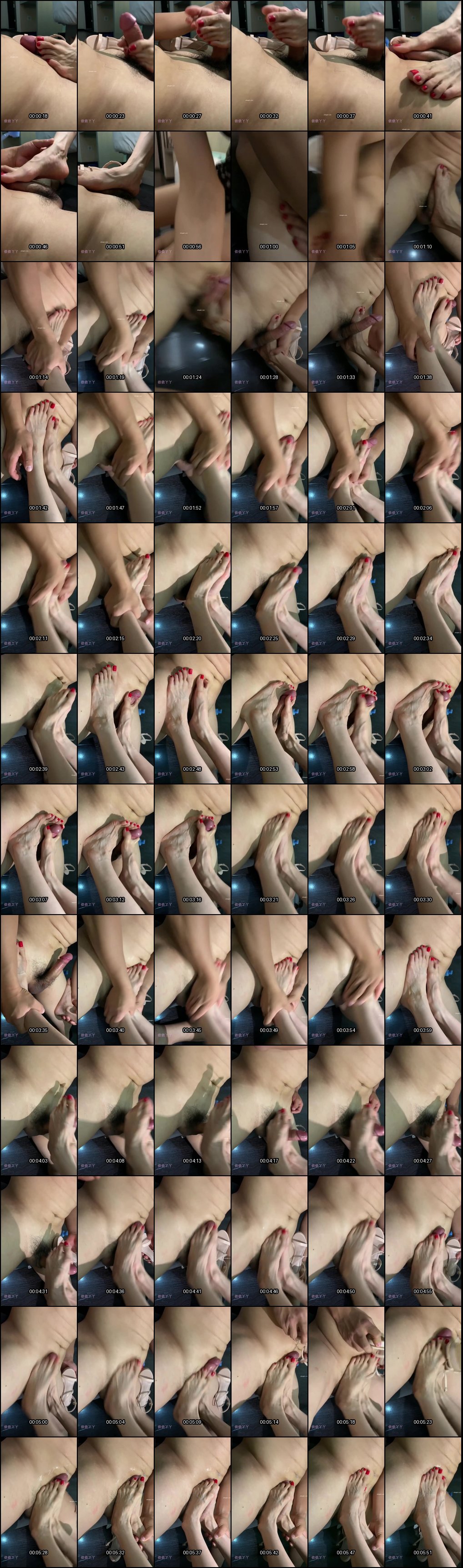 丝袜美女足交技巧纯熟_一脚直踩到射精高潮