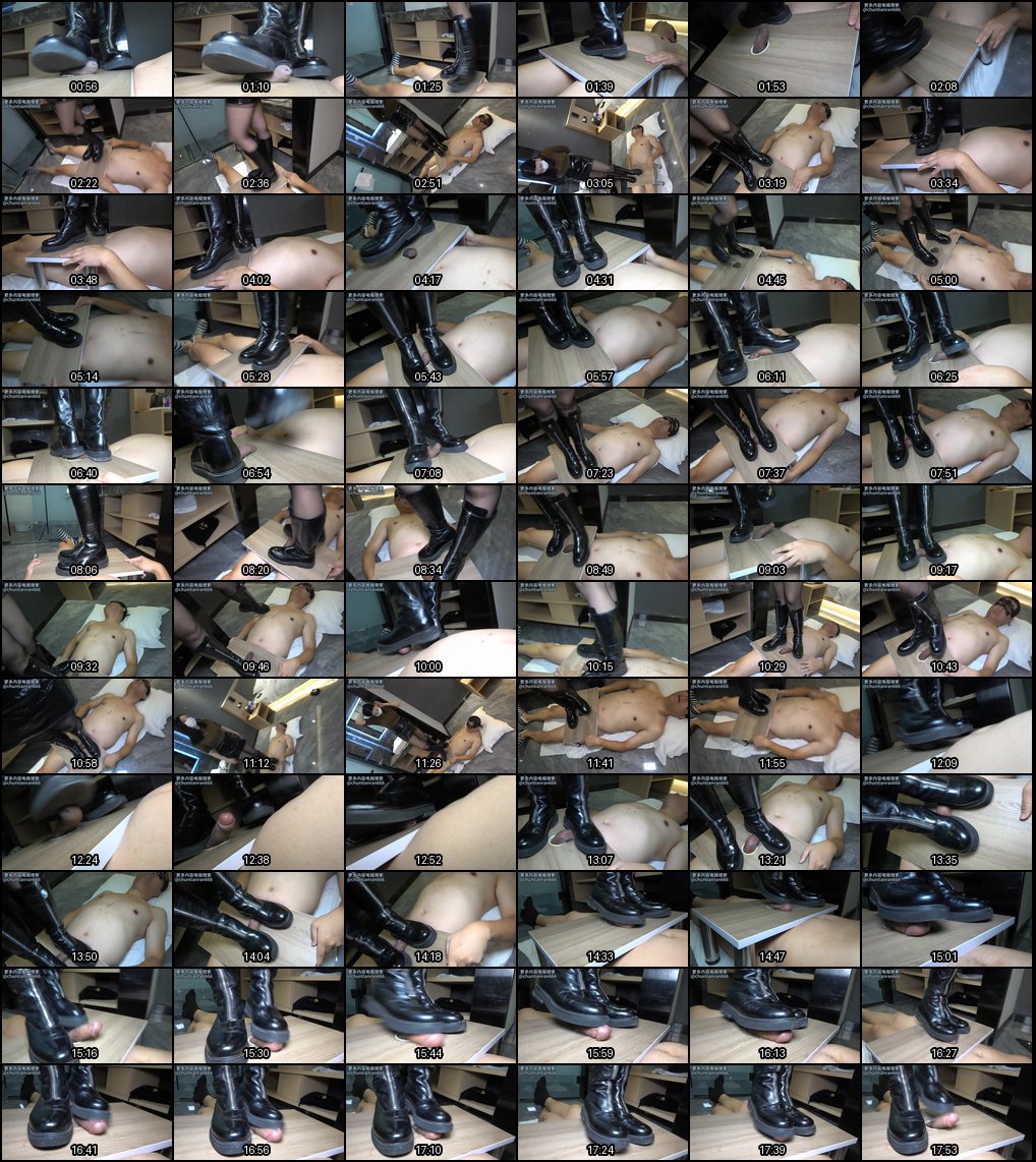 彼岸花女王黑丝长靴隔板踩踏鞋交_痛感刺激足控盛宴