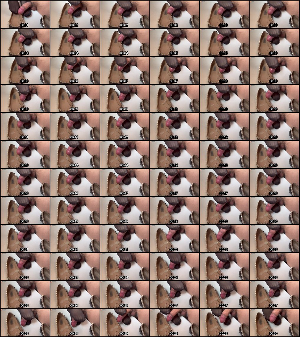 Azusa黑丝小皮鞋足交鞋交射鞋诱惑合集_1