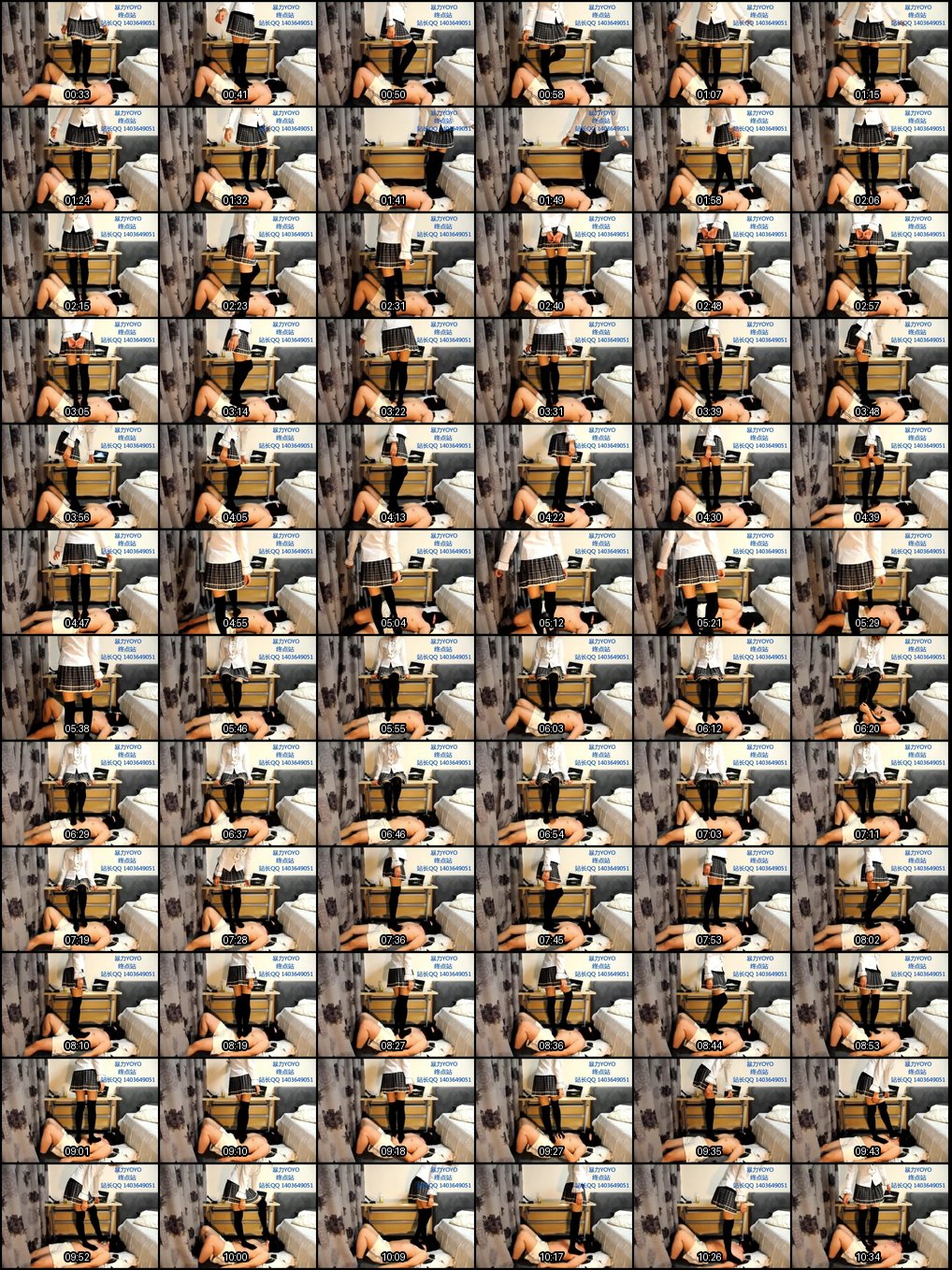 暴力Yoyo过膝厚丝袜调教！全体重踩踏SM狂欢