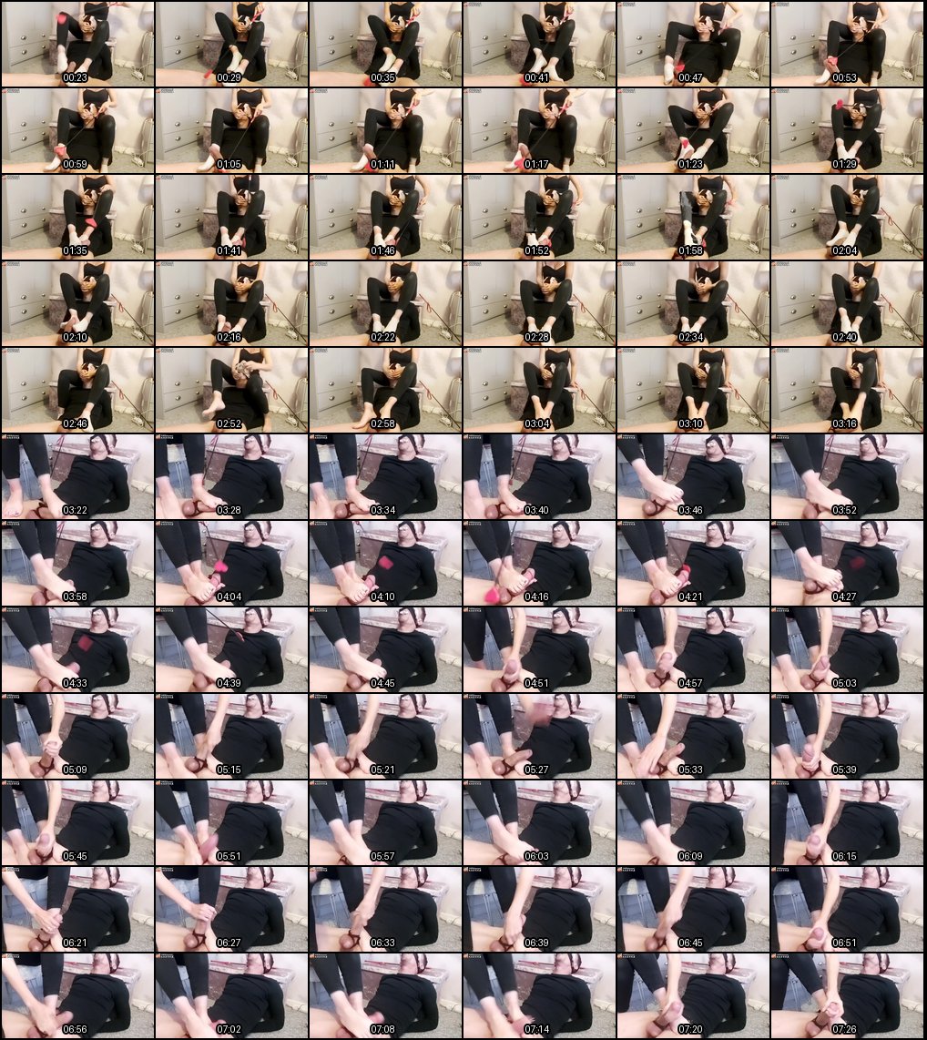 丝袜足交榨精SM狂欢：夹头玩弄后手撸射精，大屌爽到爆炸！