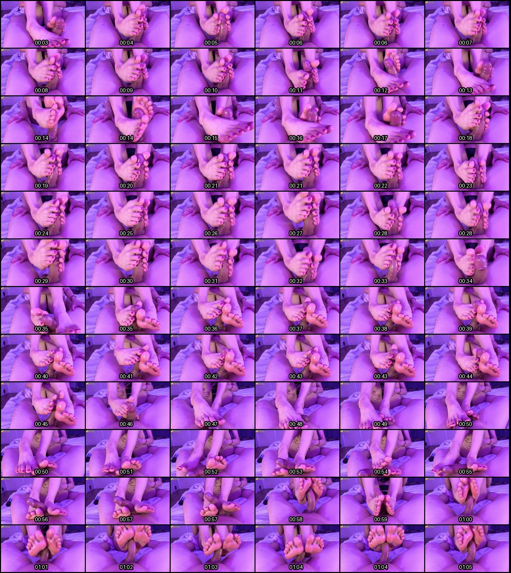 诱惑丝足美腿合集：粉丝分享的恋足榨精视频_1