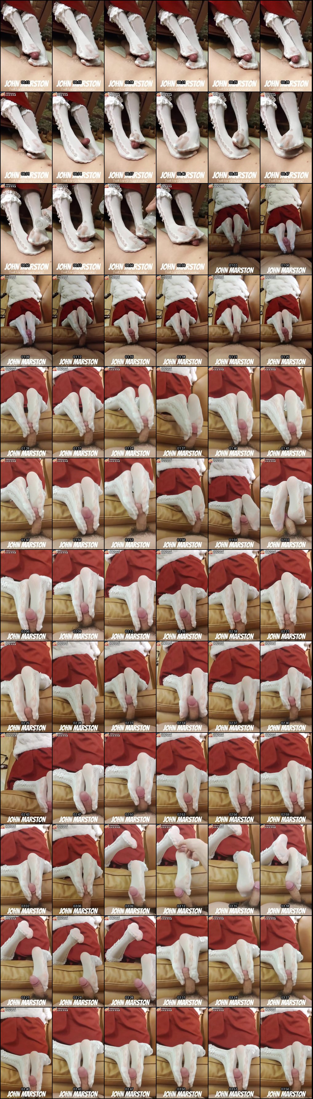 白袜丝足诱惑：棉袜足交服侍金主高潮迭起