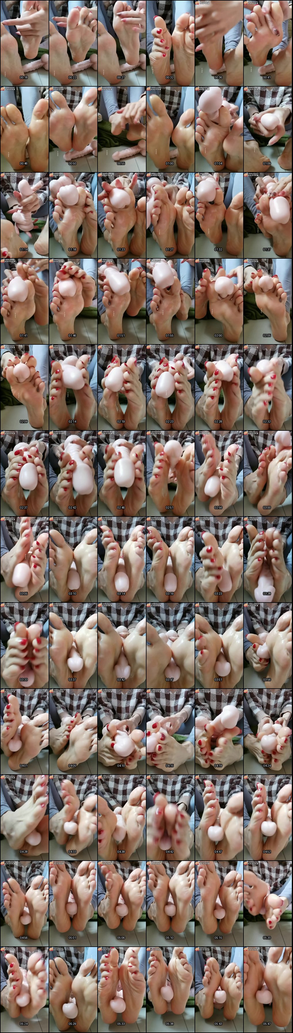 依依丫丫裸足诱惑：模拟足交与足部合集