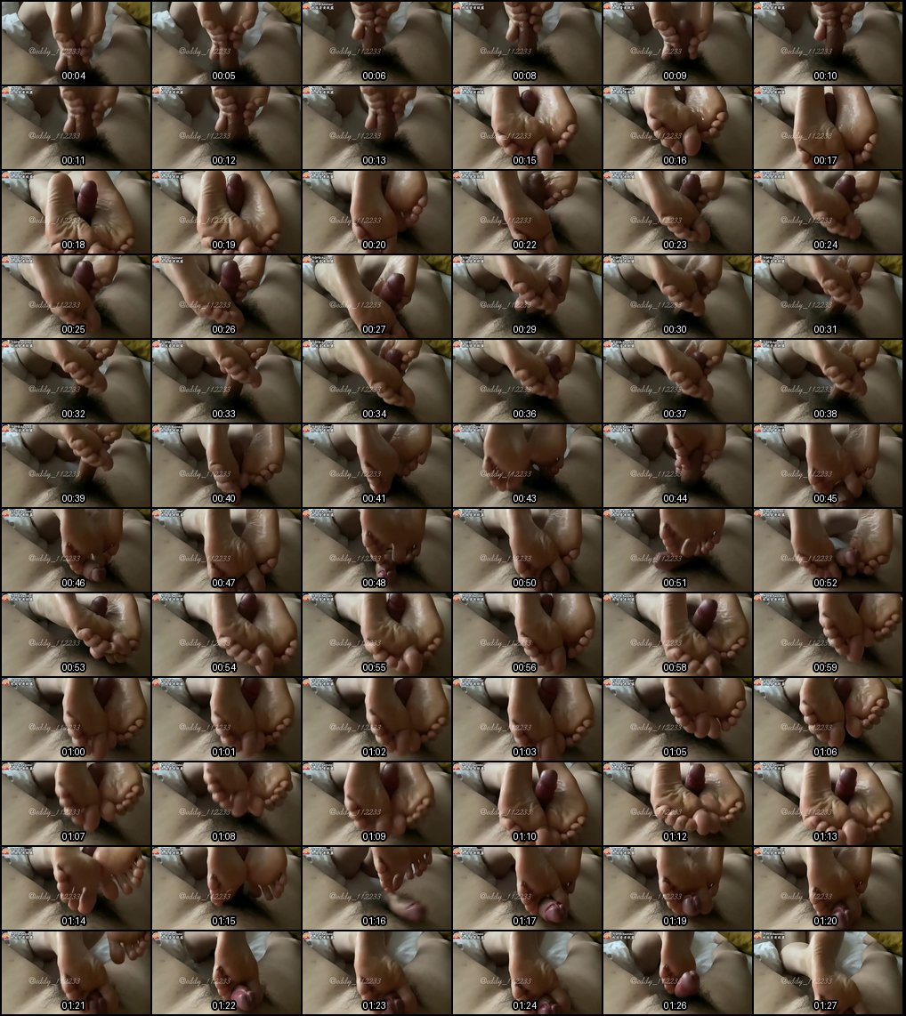 稀有足交榨精！边缘控制龟头刺激视频