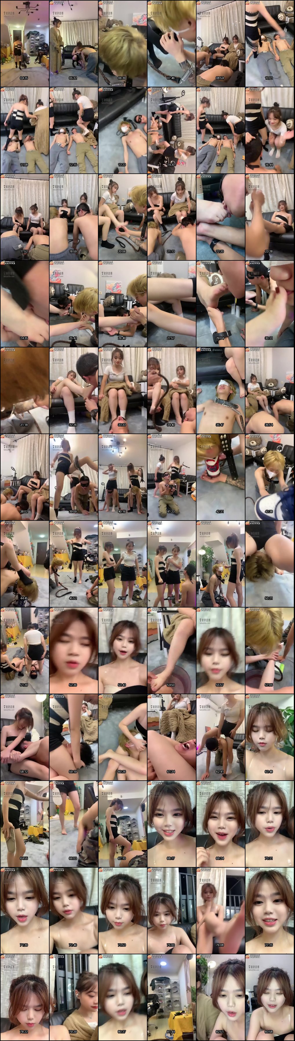 高颜值甜甜萝莉调教直播：三女主舔脚羞辱套路秀