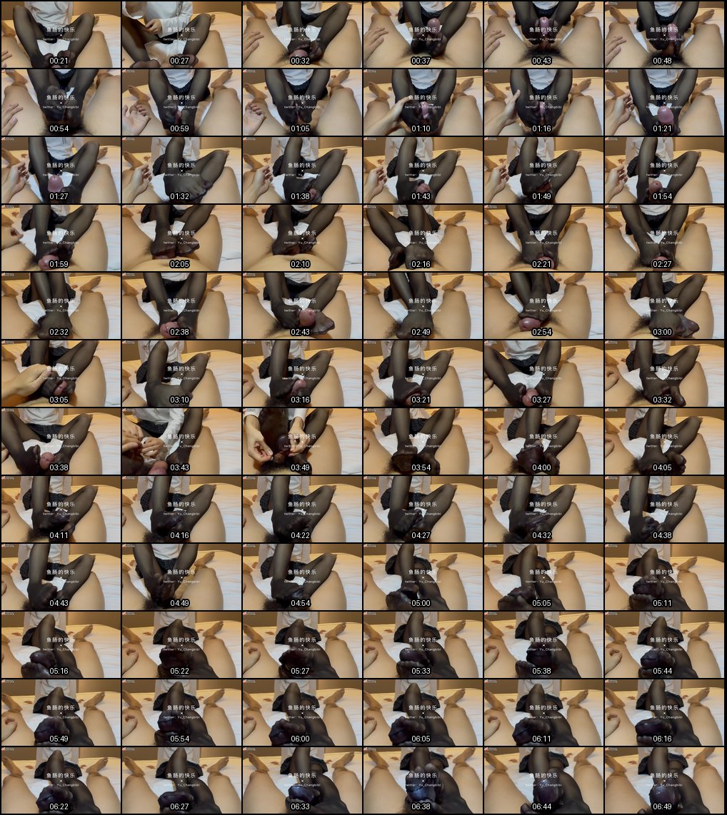 经典丝足系列2：鱼肠的快乐 - 足控足交女S诱惑_3