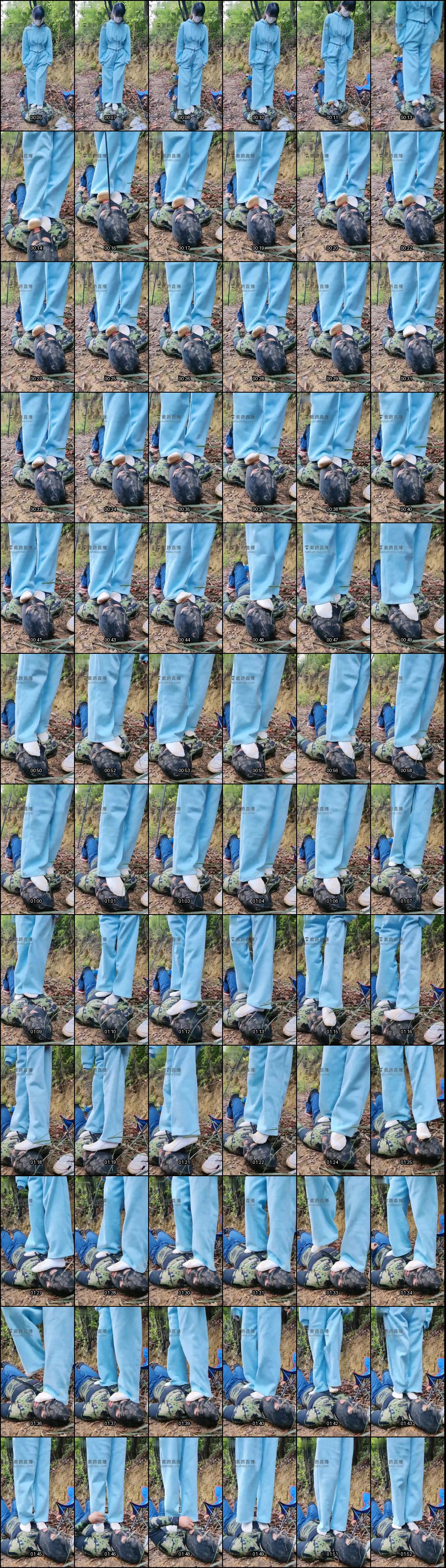 户外SM调教：暴力美学泥巴鞋刷与骑马训练