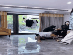 五位丝袜女王轮番调教贱狗！强制舔脚深喉踩踏骑乘极致SM