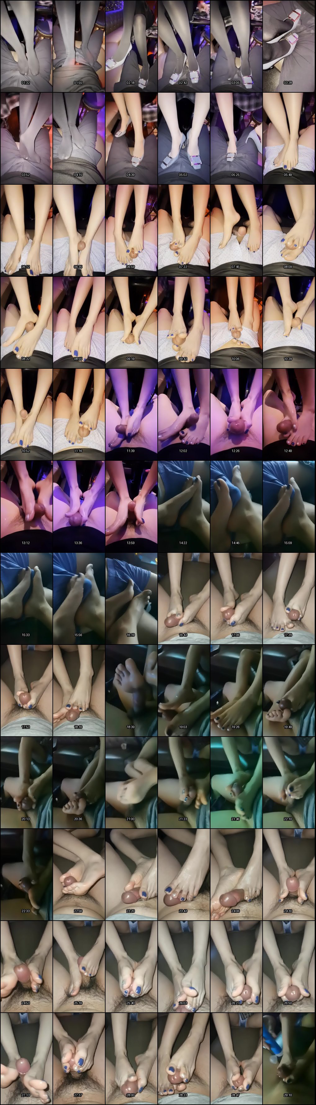 丝袜女王KTV足交调教：高跟黑丝裸足极致诱惑