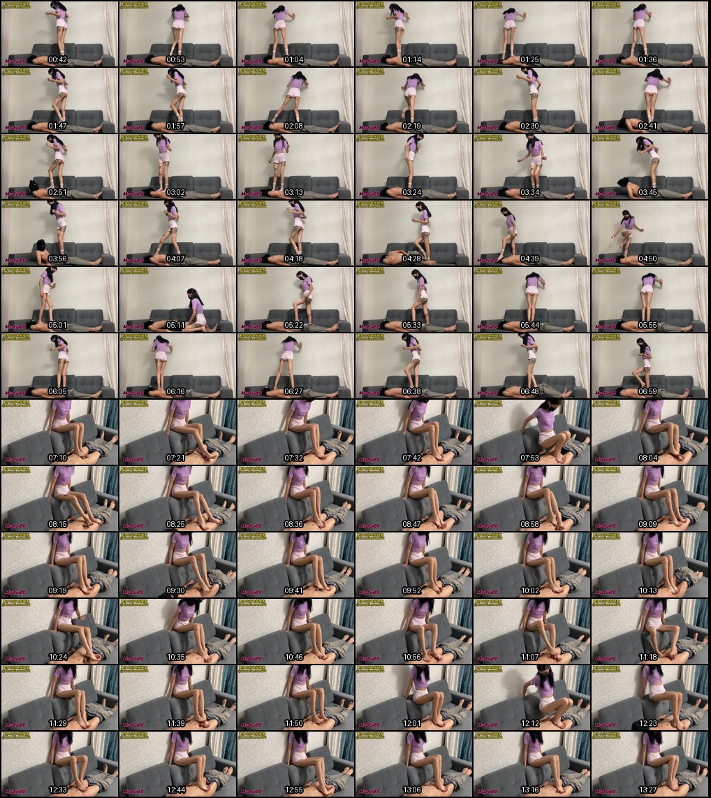 长腿女王MissKsiaBB丝足调教合集：冰丝短袜踩踏足交玩狗奴极致SM 45V 24G