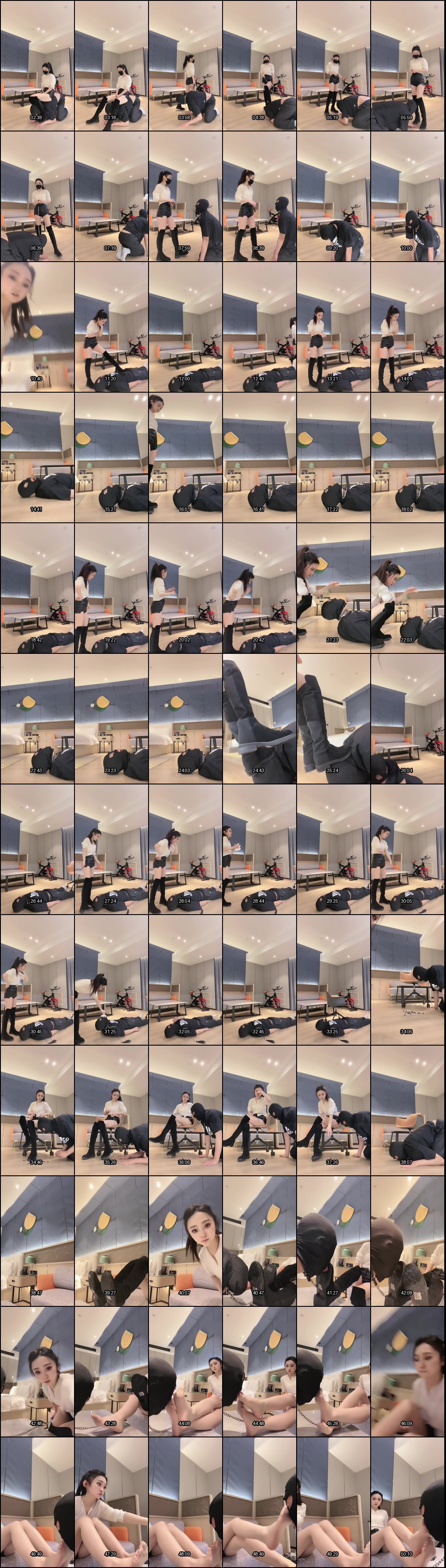 川野尤娜女王丝足调教24V合集：长靴碾压狗爪、骑背喂浓痰极致SM玩法