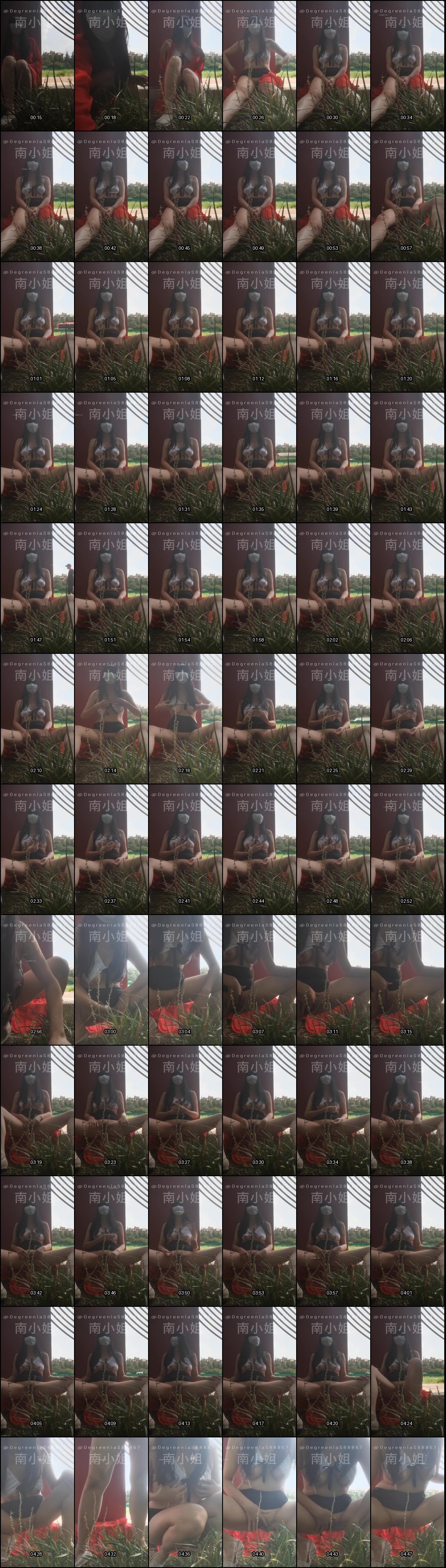 南小姐推特重口母狗：户外露奶自慰尿尿，厕所狂吃厕纸与垃圾桶避孕套精液