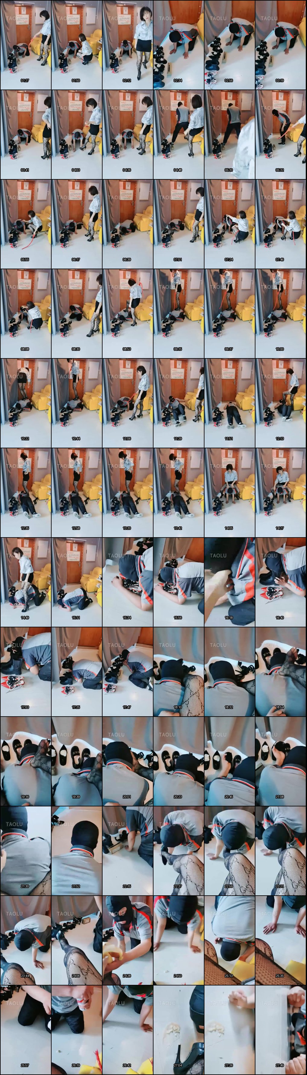 SM重口调教足控精选：丝袜舔脚惩罚与母狗诱惑系列