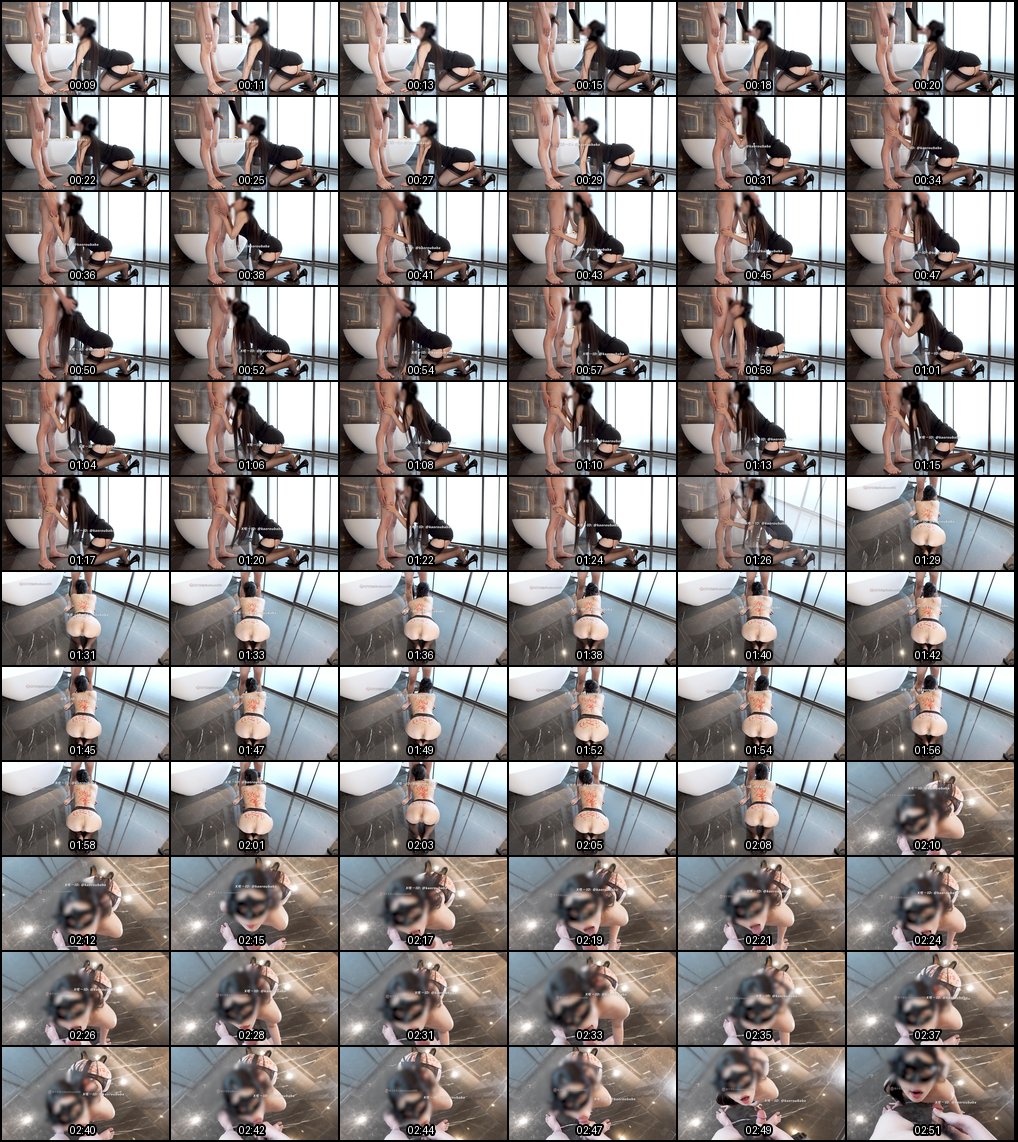 内地绿帽网红夫妻BDSM调教：夫主妻奴高跟控狂欢