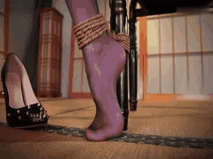 丽柜出品：内地恋足工作室丝足绳艺写真诱惑