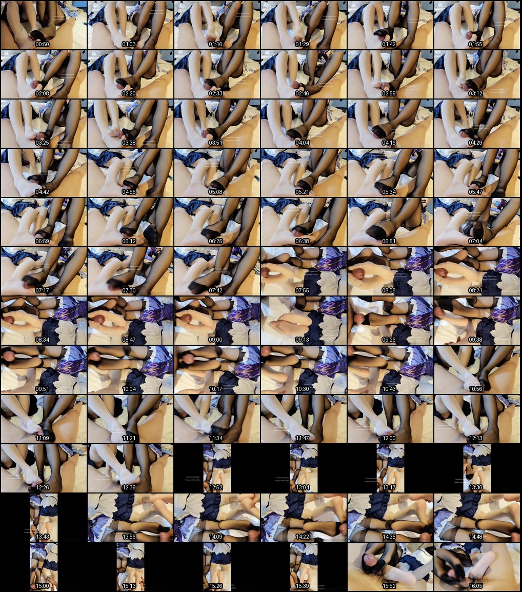 原神cos双姝黑白丝足交：楠里xiaosibao刻晴芭芭拉诱惑福利