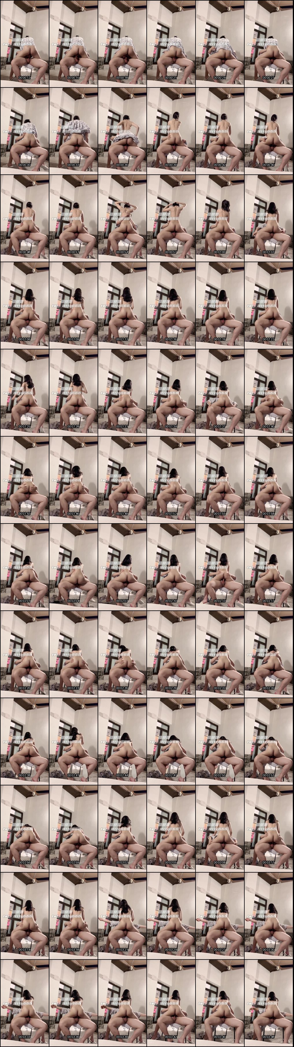 推特甜甜圈露脸肥臀人妻少妇激情内射露出