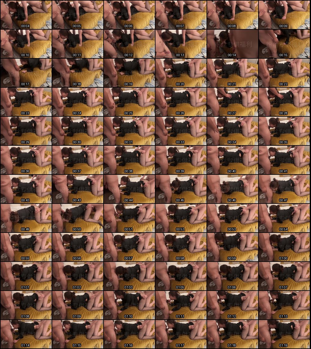 广州极品人妻反差婊黑丝诱惑！口交口爆吞精后被绿帽老公兄弟3P狂玩