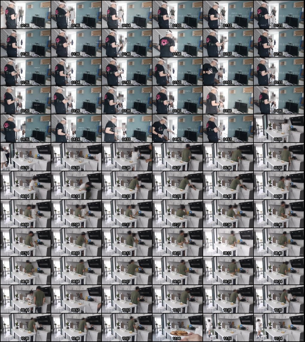 傻老公打游戏蒙在鼓里！单男鸡巴已插入淫妻下体，做饭还夹大肉棒，旁边绿帽超刺激【12分01秒】