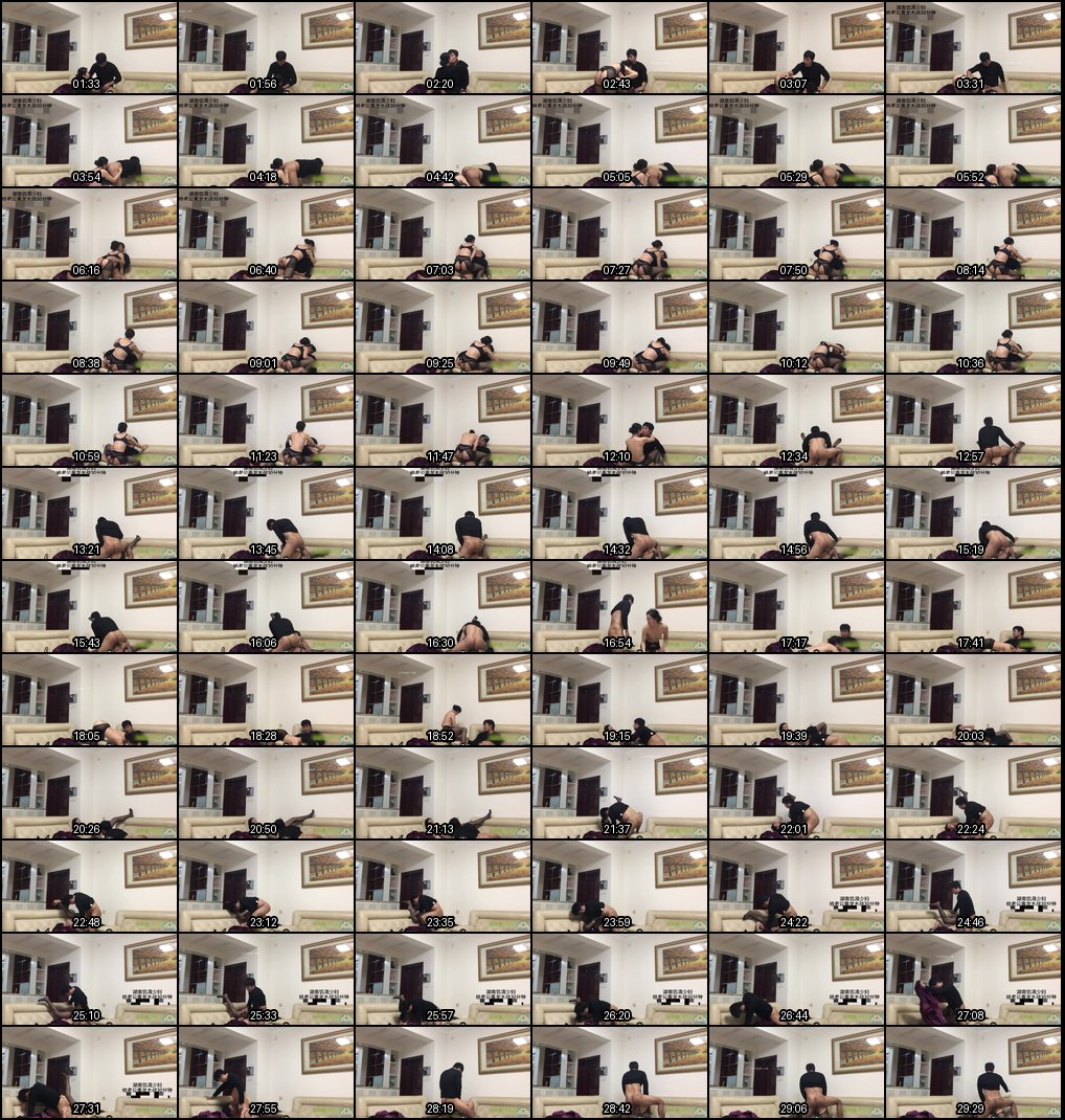 湖南饥渴少妇黑丝开档诱惑，毒龙侍奉老公后激战30分钟