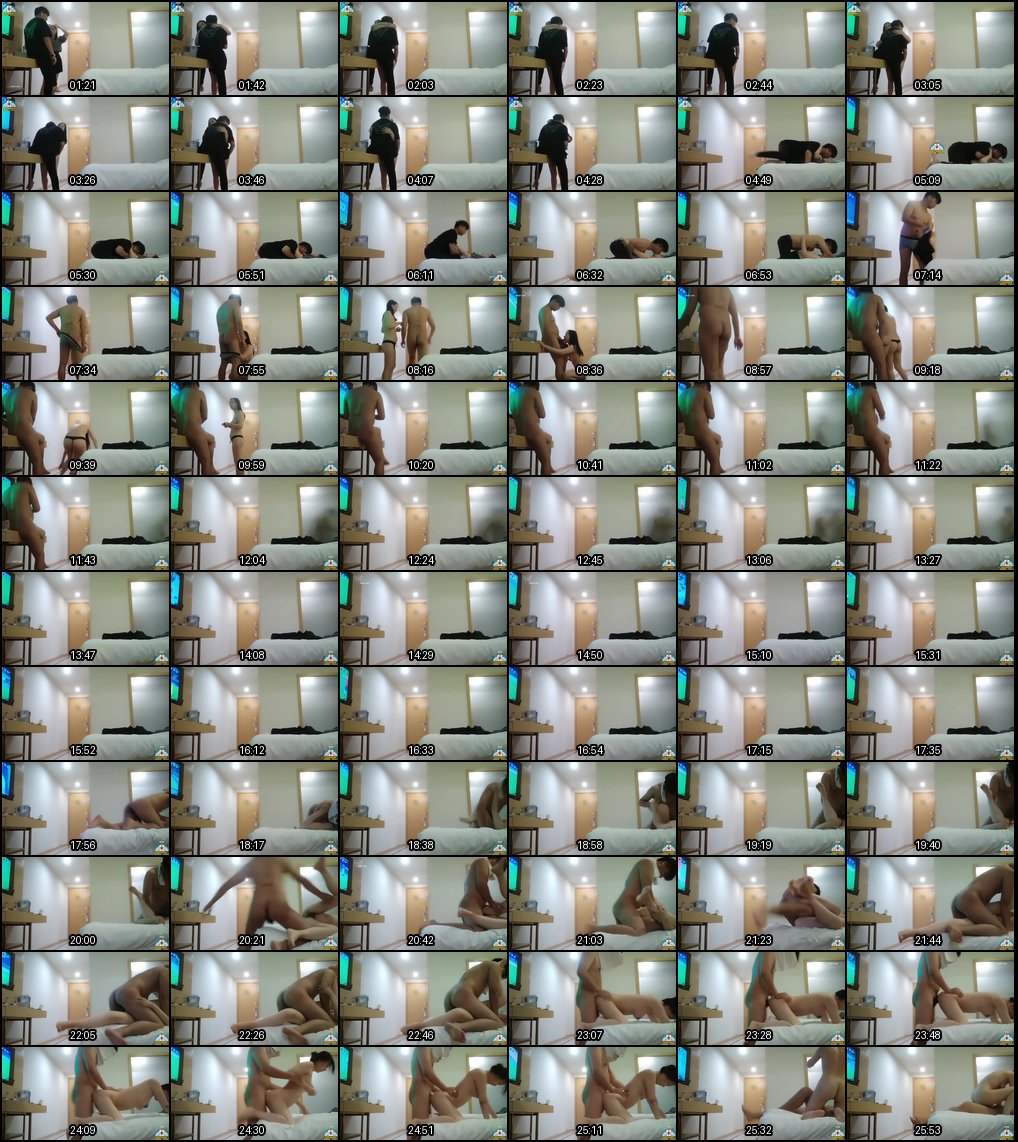 漂亮少妇大白天偷情激情一进门就热吻，可惜男方持久力差早早缴械